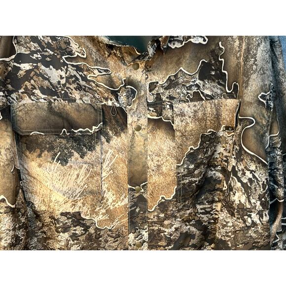 Realtree Camo Shirt 3X Back Vints Hunting Fishing Performance Gorpcore - Picture 3 of 7